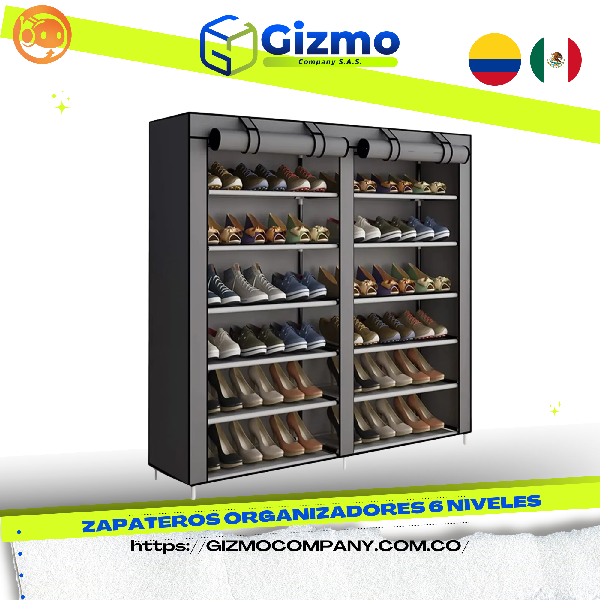 Zapateros Organizadores 6 Niveles